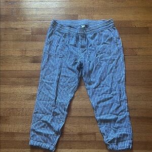 Striped Women’s Linen Pants